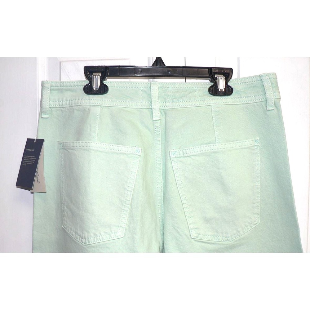 Universal Thread Women's High Rise Sailor Wide Leg Ankle Jeans in Green Size 12 - Picture 8 of 9